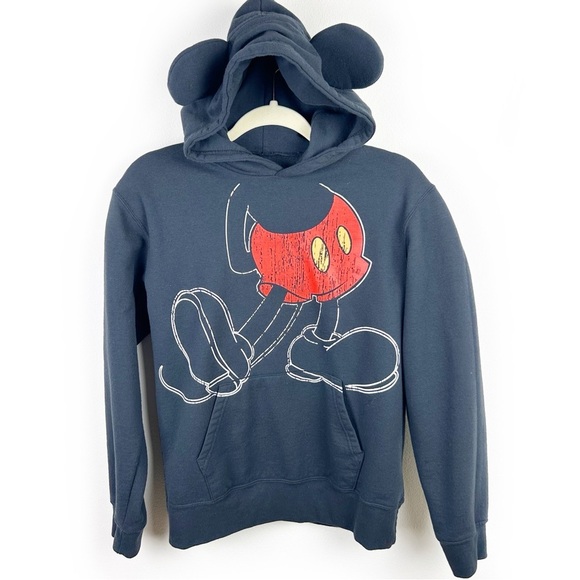 Disney Other - Disney Parks Mickey Sweater with hooded Mickey ears youth size XL